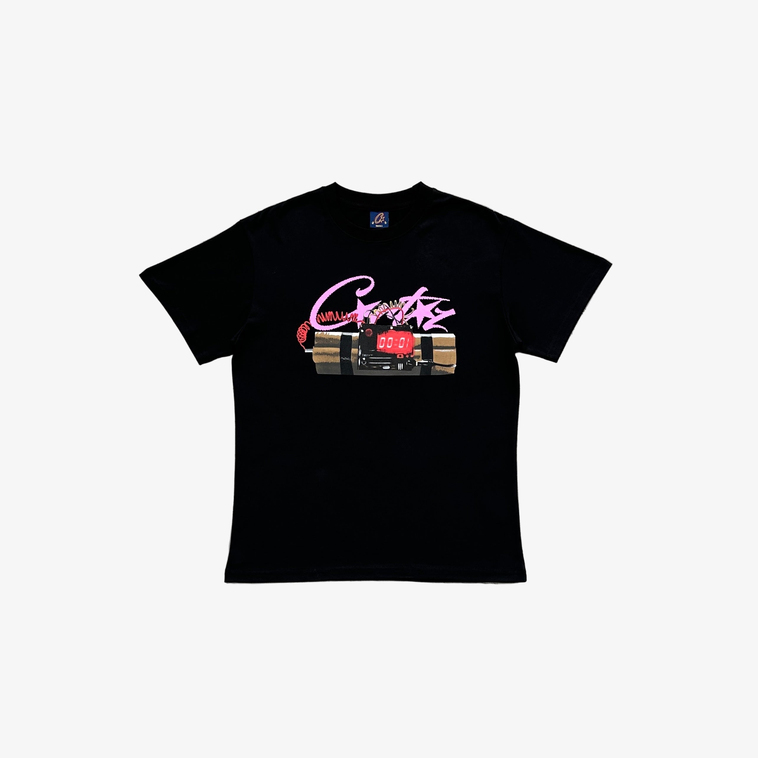 T-shirt Corteiz "No Time 4 Luv" - Noir