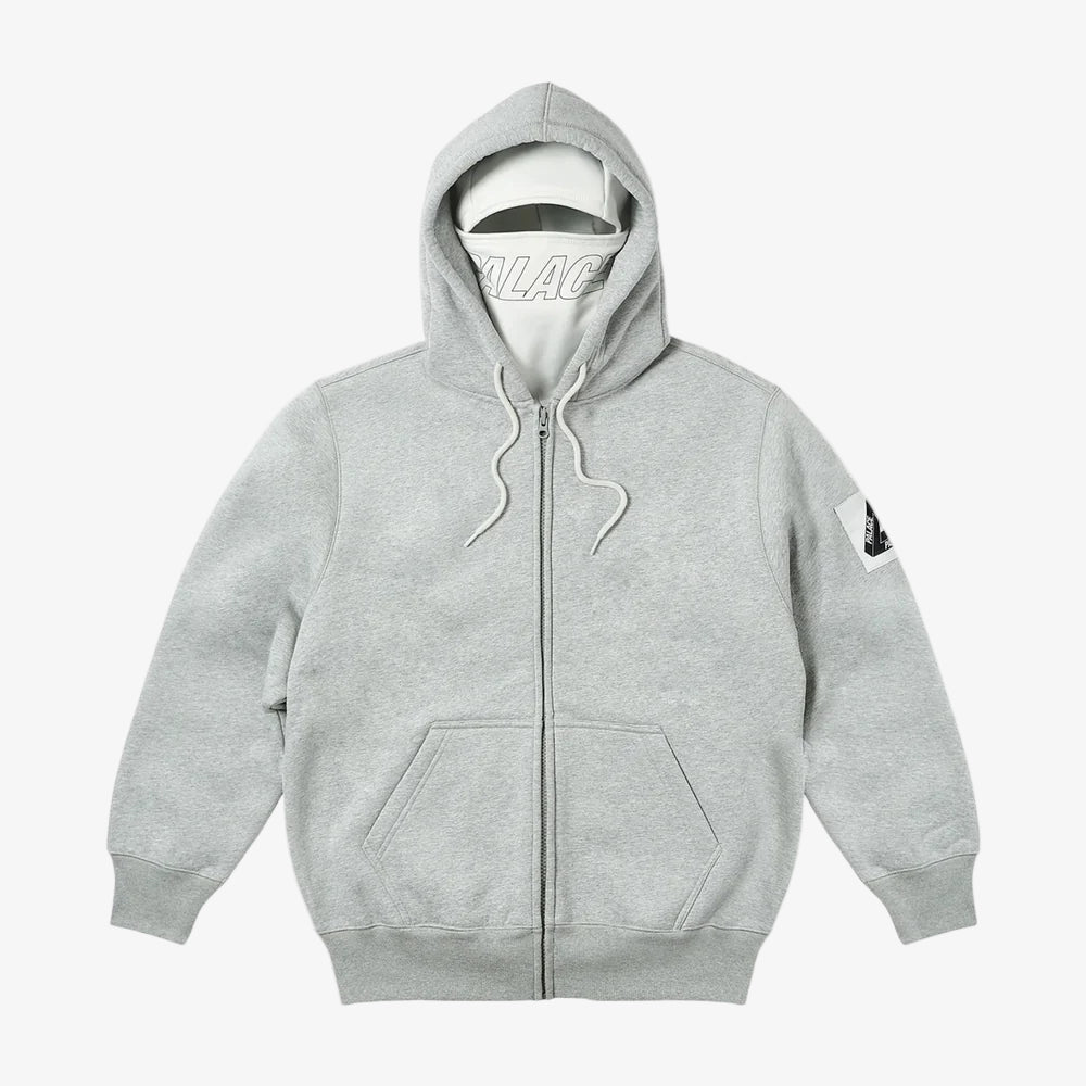 Palace Facemask Hoodie - Gris