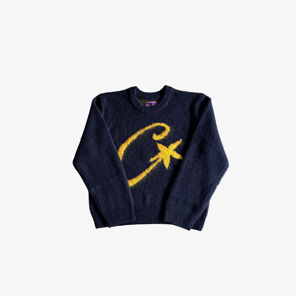 Pull Corteiz "C Star" - Bleu marine