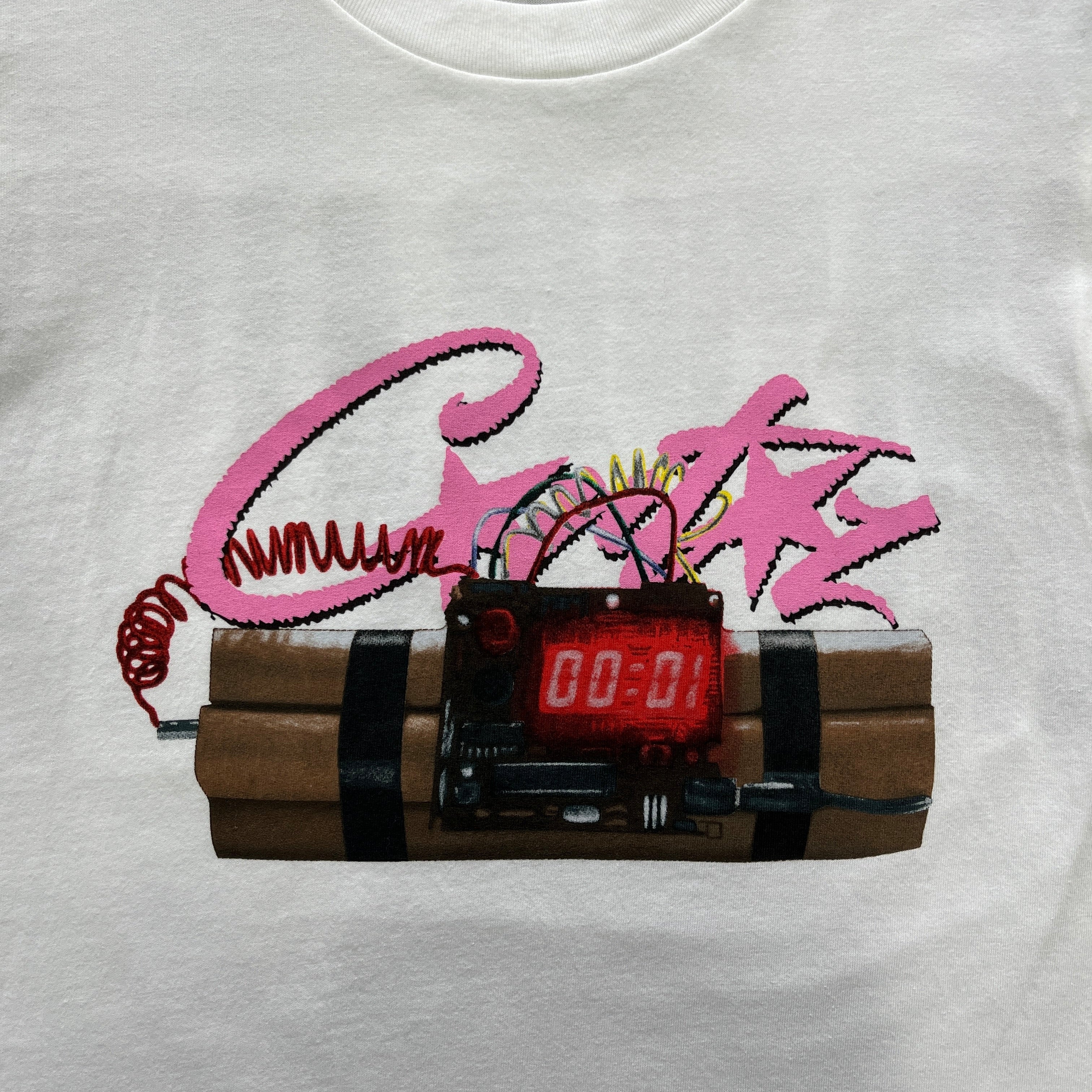 T-shirt Corteiz "No Time 4 Luv" - Blanc