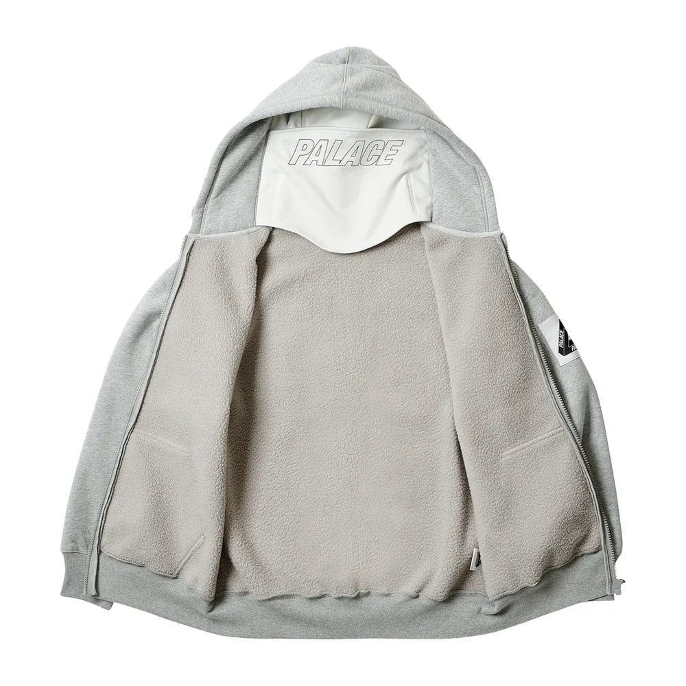 Palace Facemask Hoodie - Gris