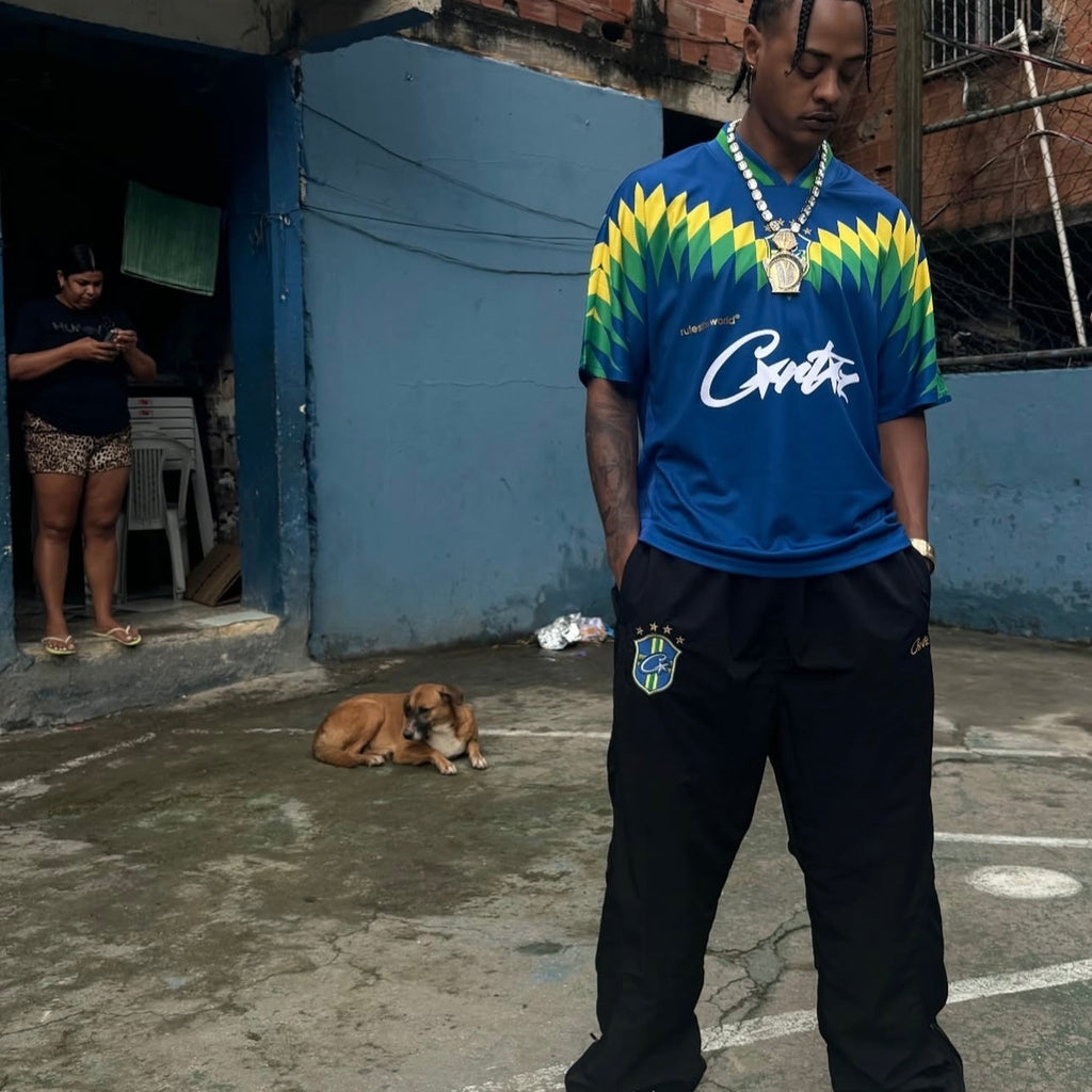 Maillot Corteiz Club America Brasil - Bleu