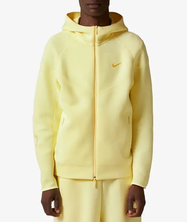 NOCTA Tech Fleece Full Zip Hoodie - Jaune pastel