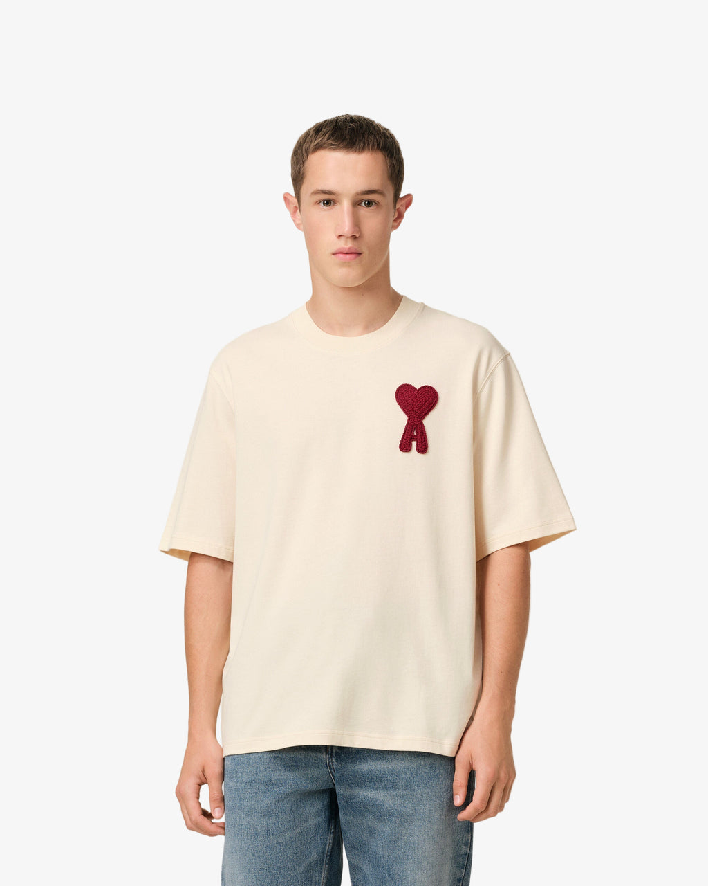 T-shirt Ami Patch - Beige