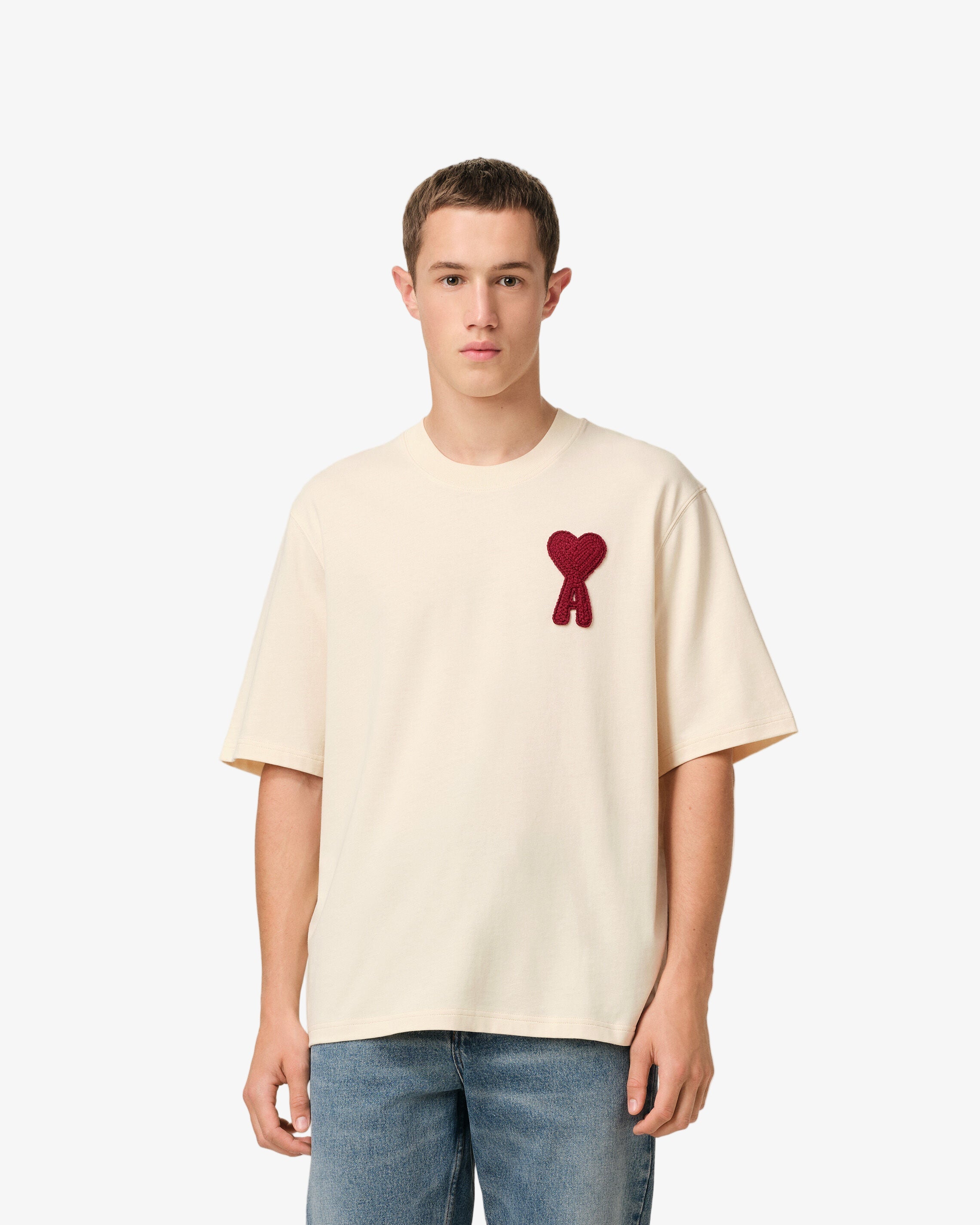 T-shirt Ami Patch - Beige