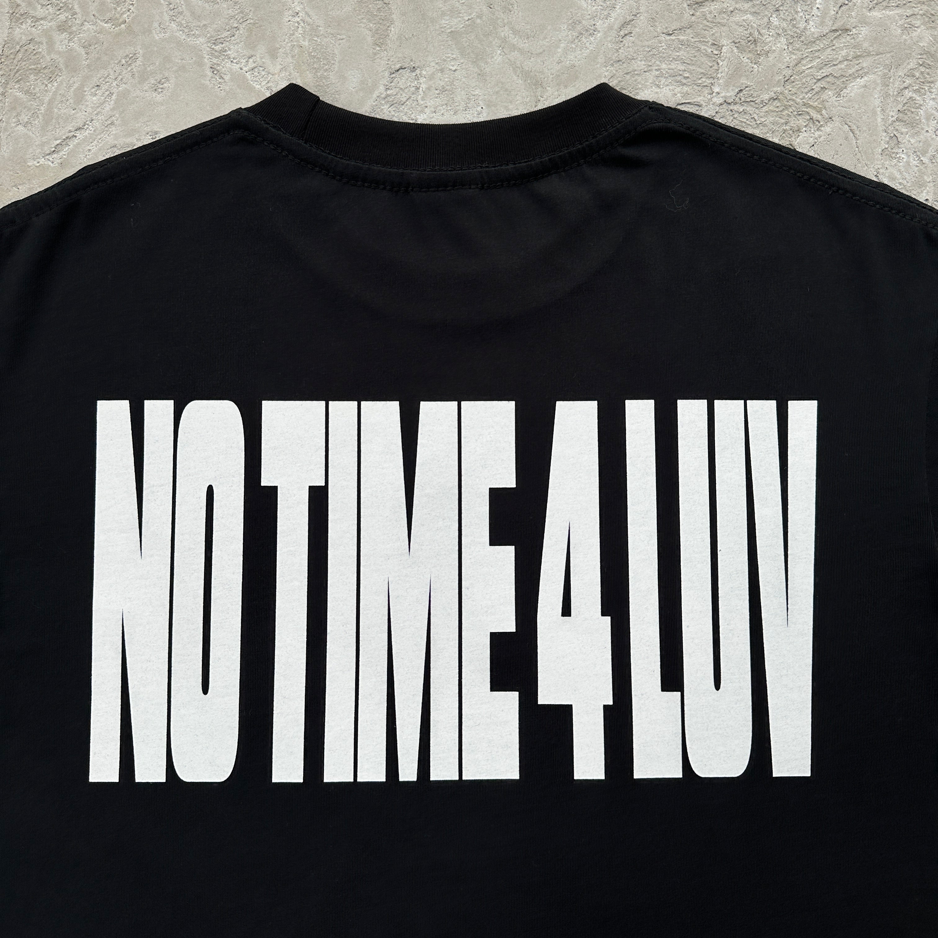T-shirt Corteiz "No Time 4 Luv" - Noir