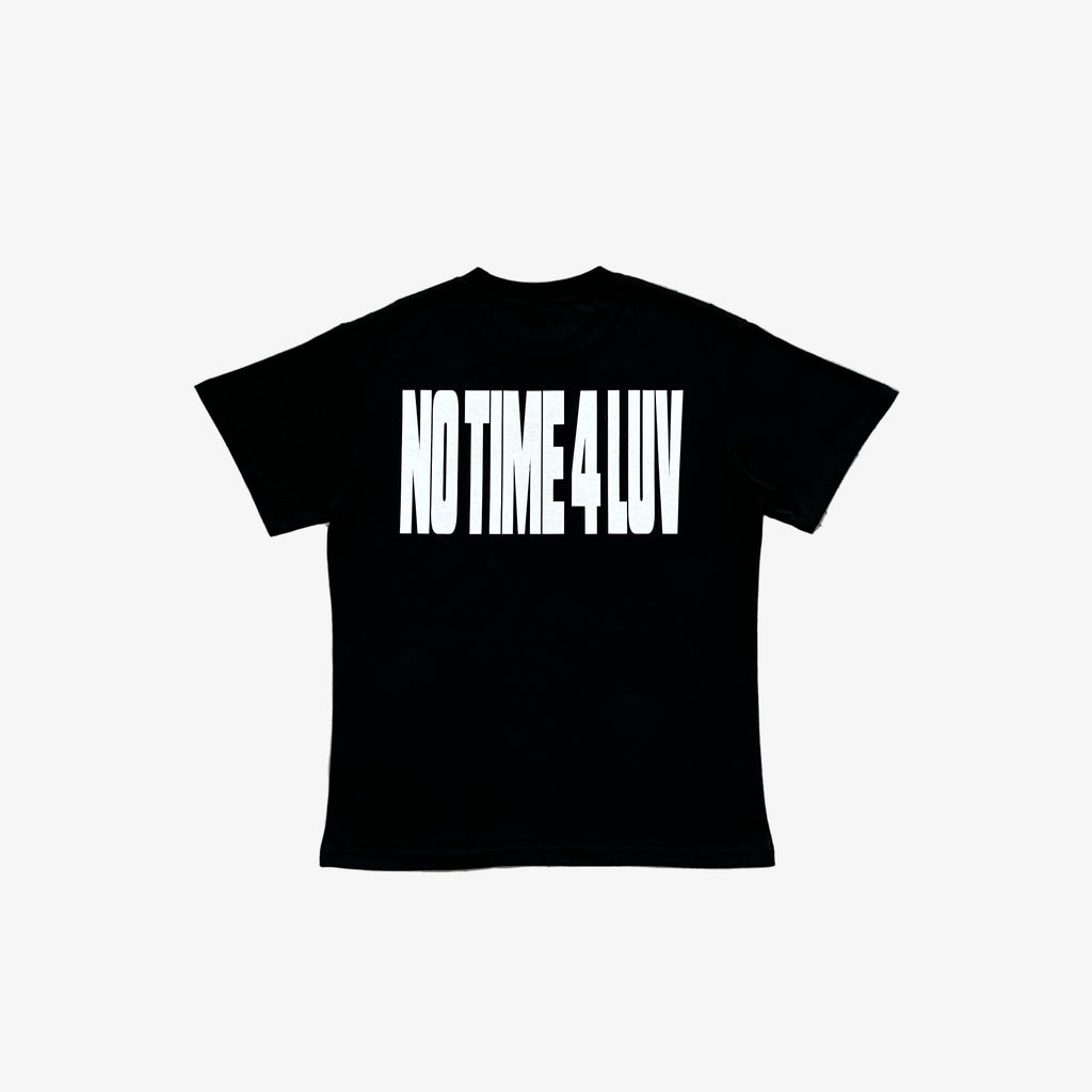 T-shirt Corteiz "No Time 4 Luv" - Noir