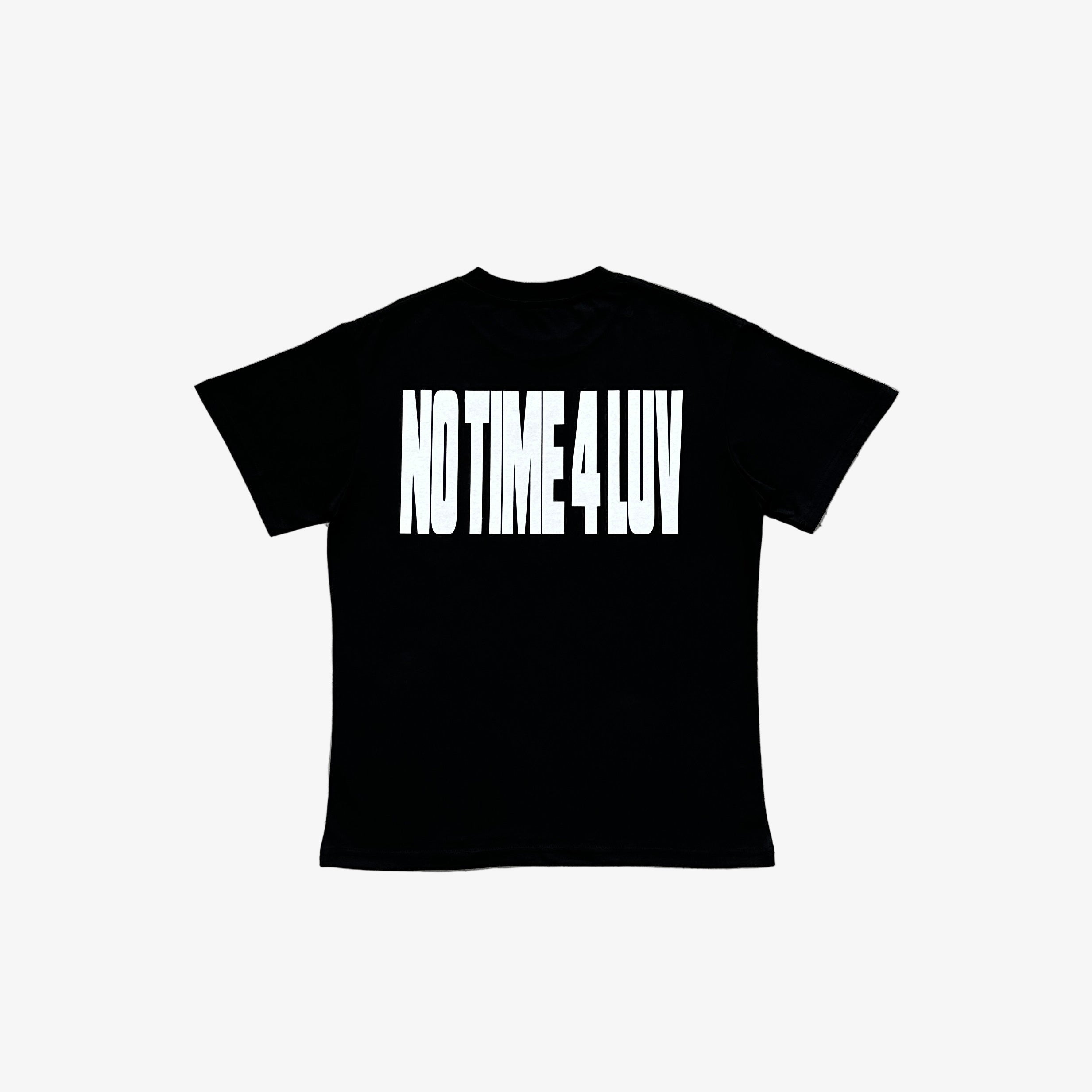 T-shirt Corteiz "No Time 4 Luv" - Noir