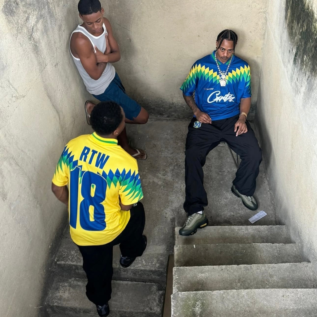 Maillot Corteiz Club America Brasil - Jaune